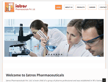 Tablet Screenshot of iatrospharma.com